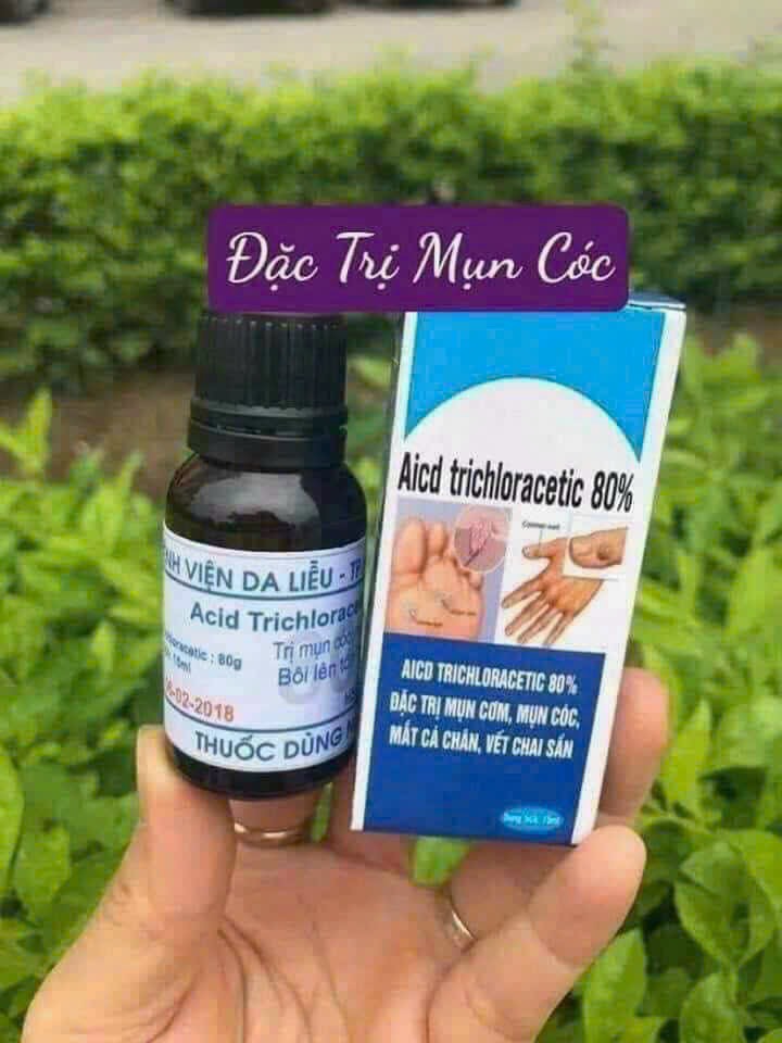 chai chấm mục cóc mụn cơm
