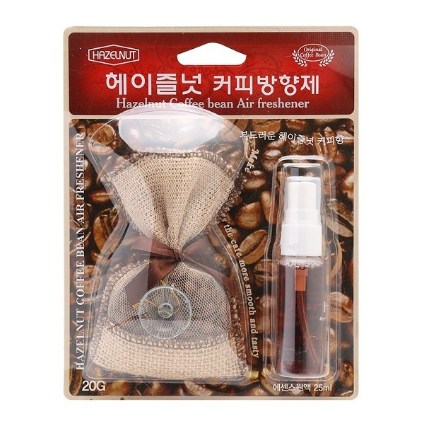 Túi thơm treo xe hương cafe Hazelnut Korea