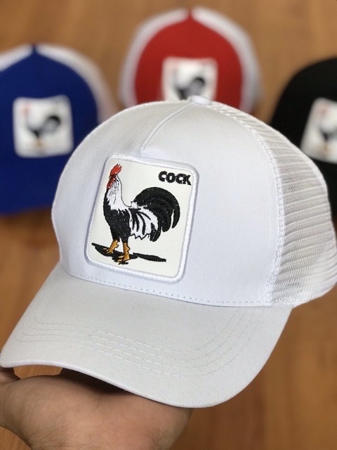 [HCM]Nón Kết Logo Hình Gà Phối Lưới Chất Đẹp