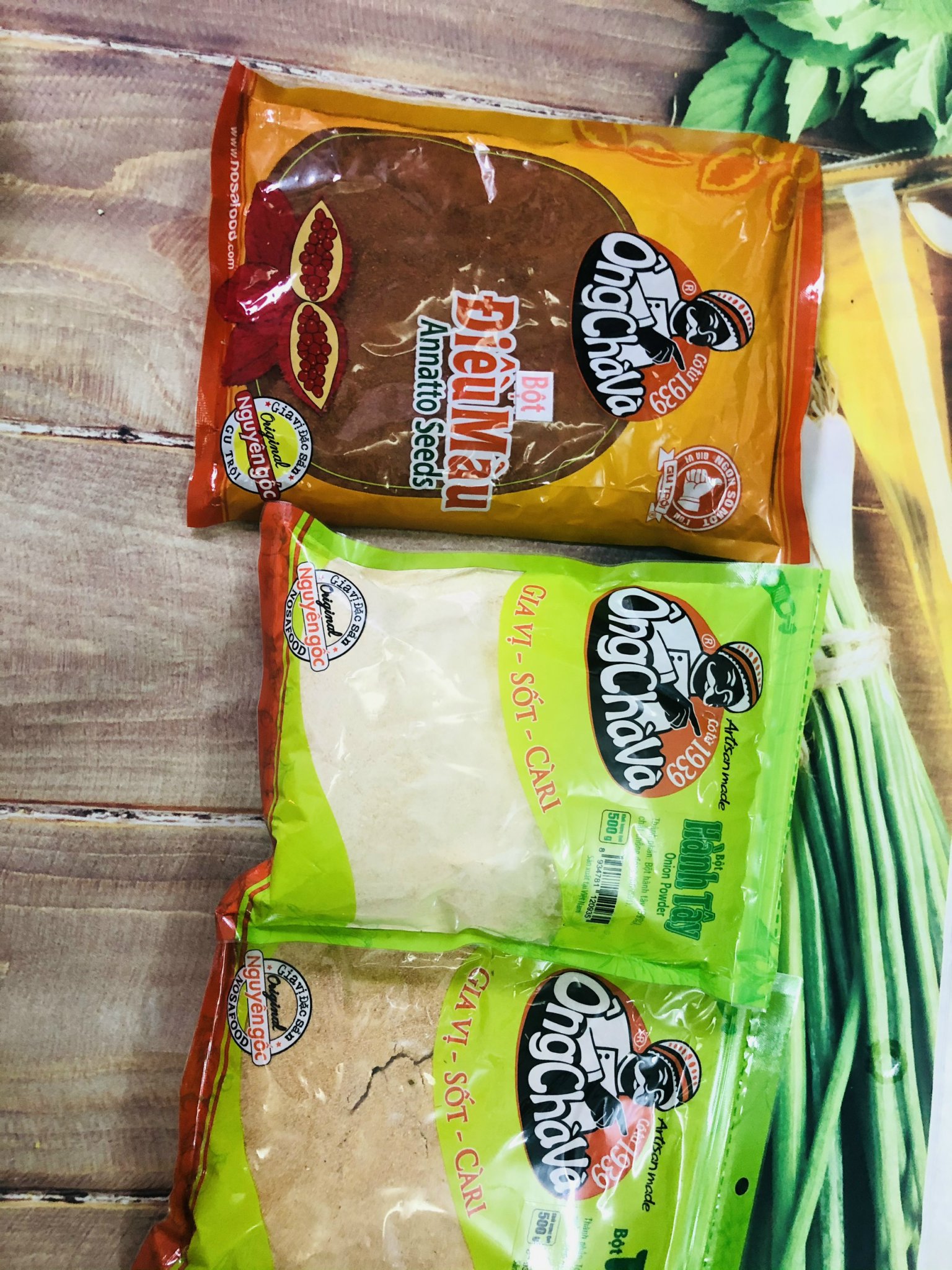 Gói 100g bột hành tây ( Ông Chà Và) - doanvat_hangduong