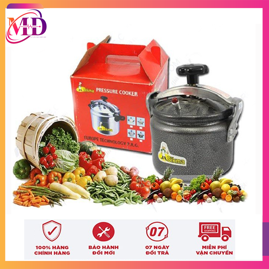 Nồi áp suất Sikma SK-22 22cm 5L (Xám)