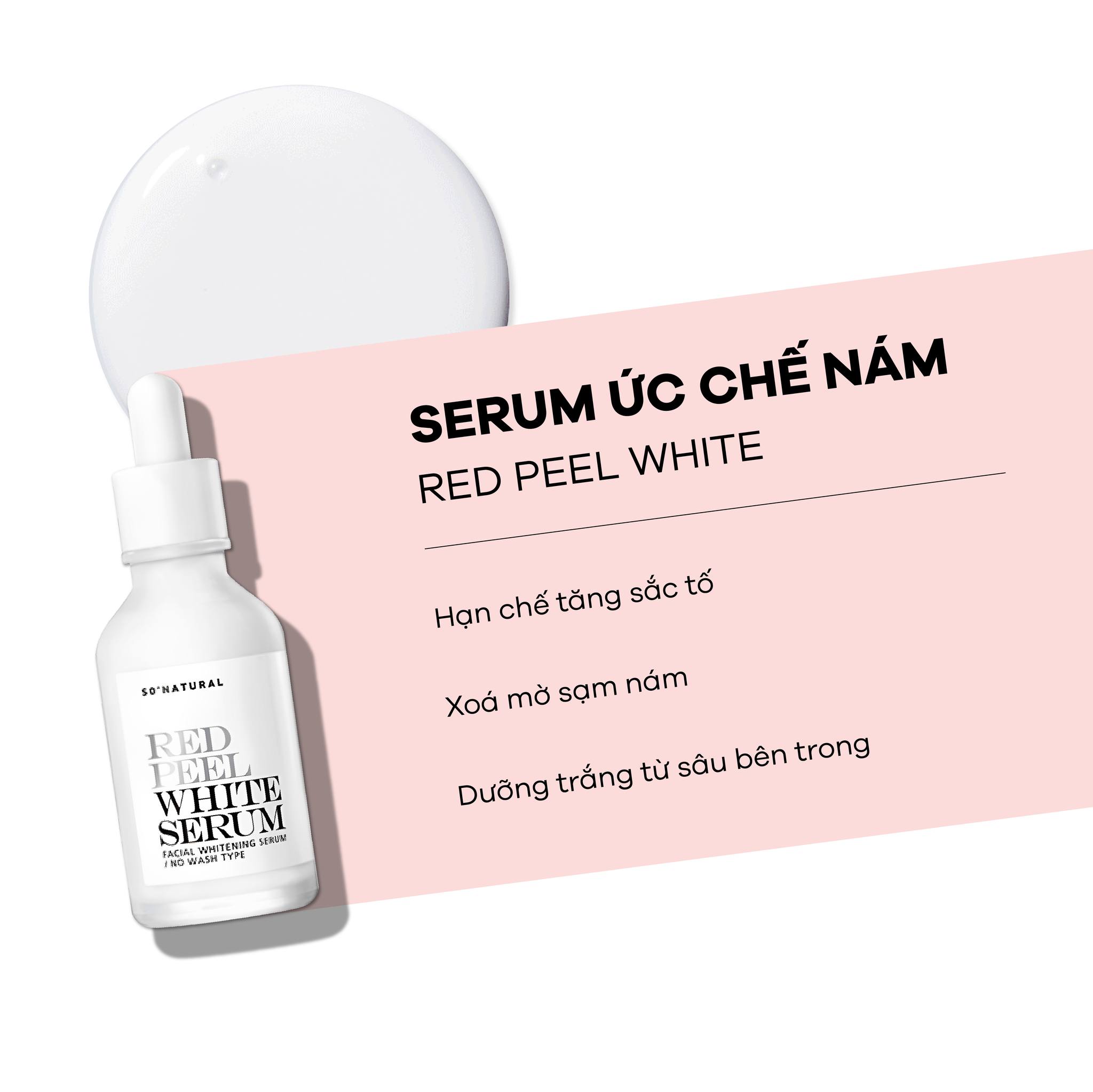 Tinh chất peel da SO NATURAL Red Peel Tingle Serum 35ml