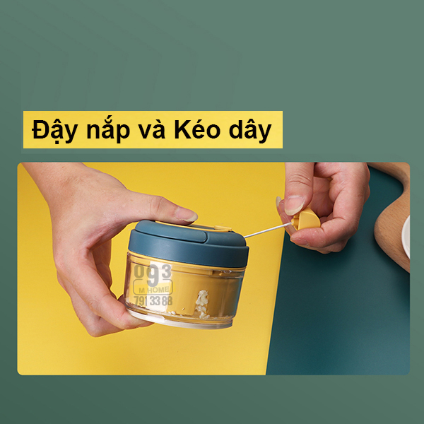 Dụng Cụ Xay Nghiền Hành Tỏi Ớt Thực Phẩm Đa Năng