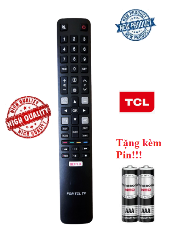 Điều khiển tivi TCL các dòng CRT LCD LED Smart TV- Hàng tốt Tặng kèm Pin