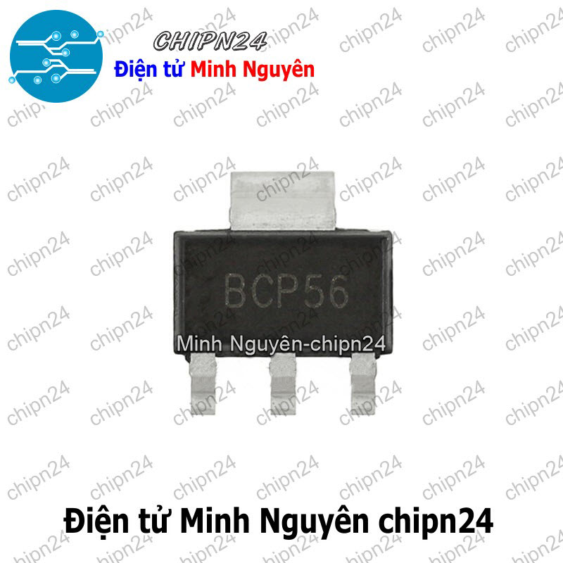 [4 con] (G2) Transistor Dán BCP56 SOT-223 NPN 1.2A 80V (SMD) (BCP 56) - HH005575
