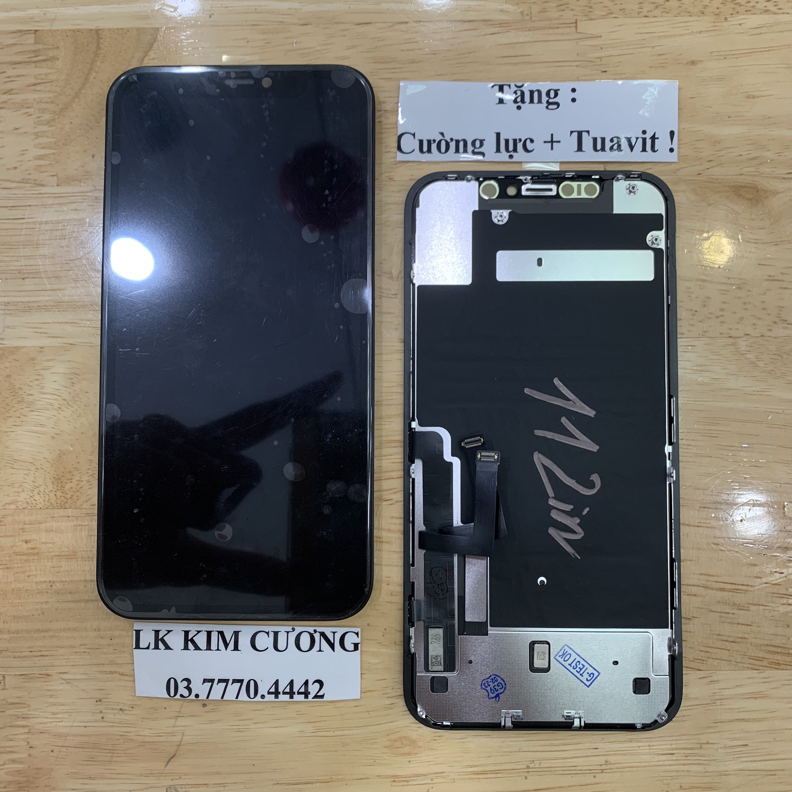 Màn hình tương thích ip 11 zin ép kính