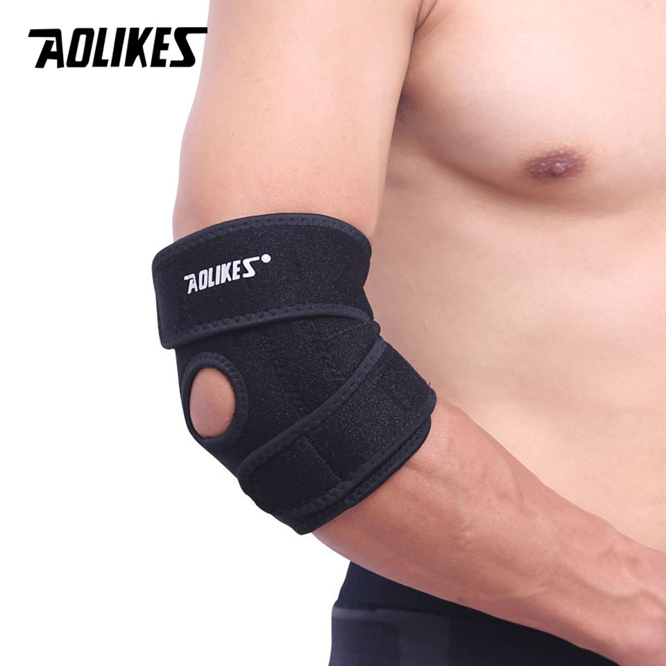 Đai cuốn bảo vệ khuỷu tay  AOLIKES A-7946 hỗ trợ khi chơi thể thao Spring Sport Elbow Support Protector
