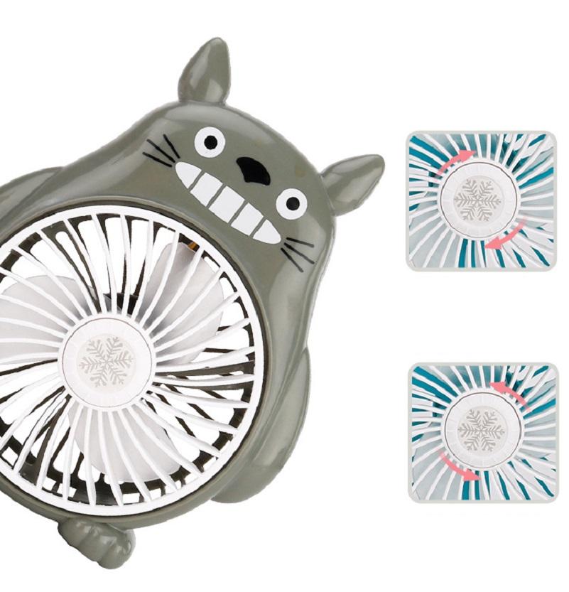 Quạt mini 3 cánh để bàn hình thú dễ thương (nhiều màu)