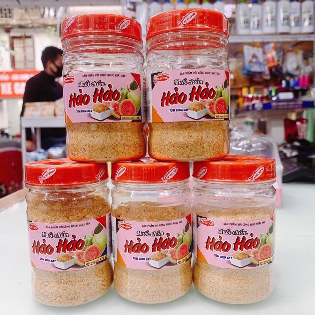 MUỐI CHẤM HẢO HẢO TÔM CHUA CAY - hũ 120gr
