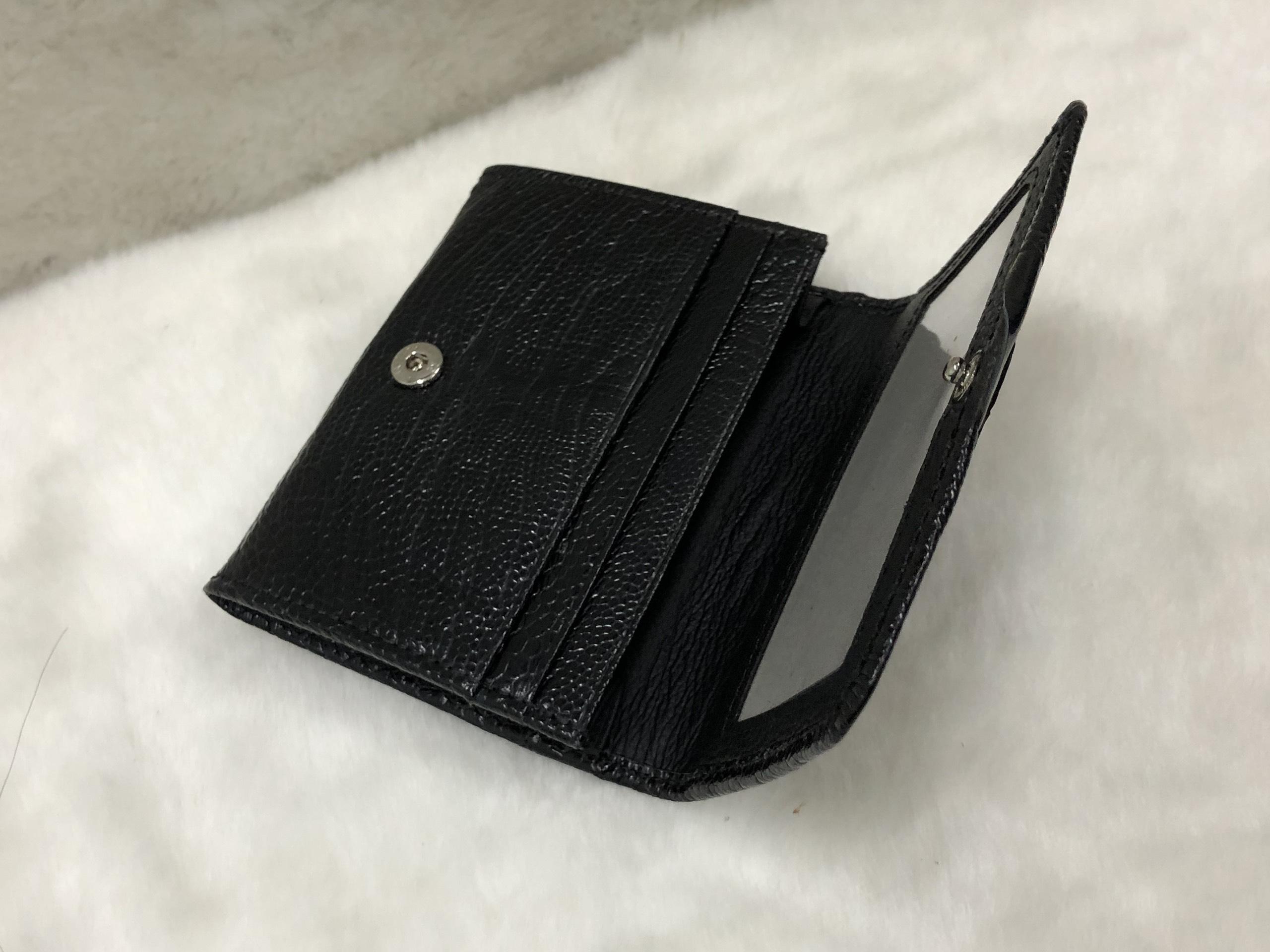 Ví card da chân đà điểu PC01008 - Khatoco