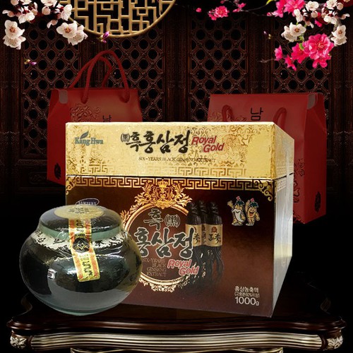 Cao hắc hồng sâm Hàn Quốc 1kg