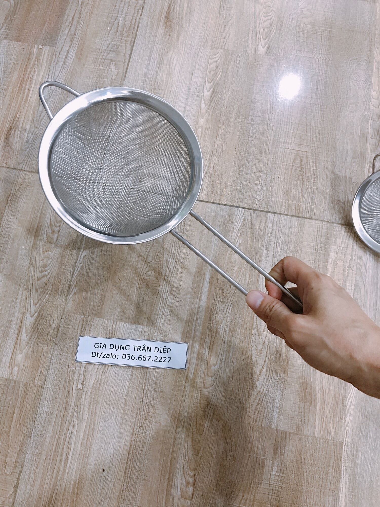 Vợt rây lọc inox nhiều size( size lớn khách ib shop lấy link)