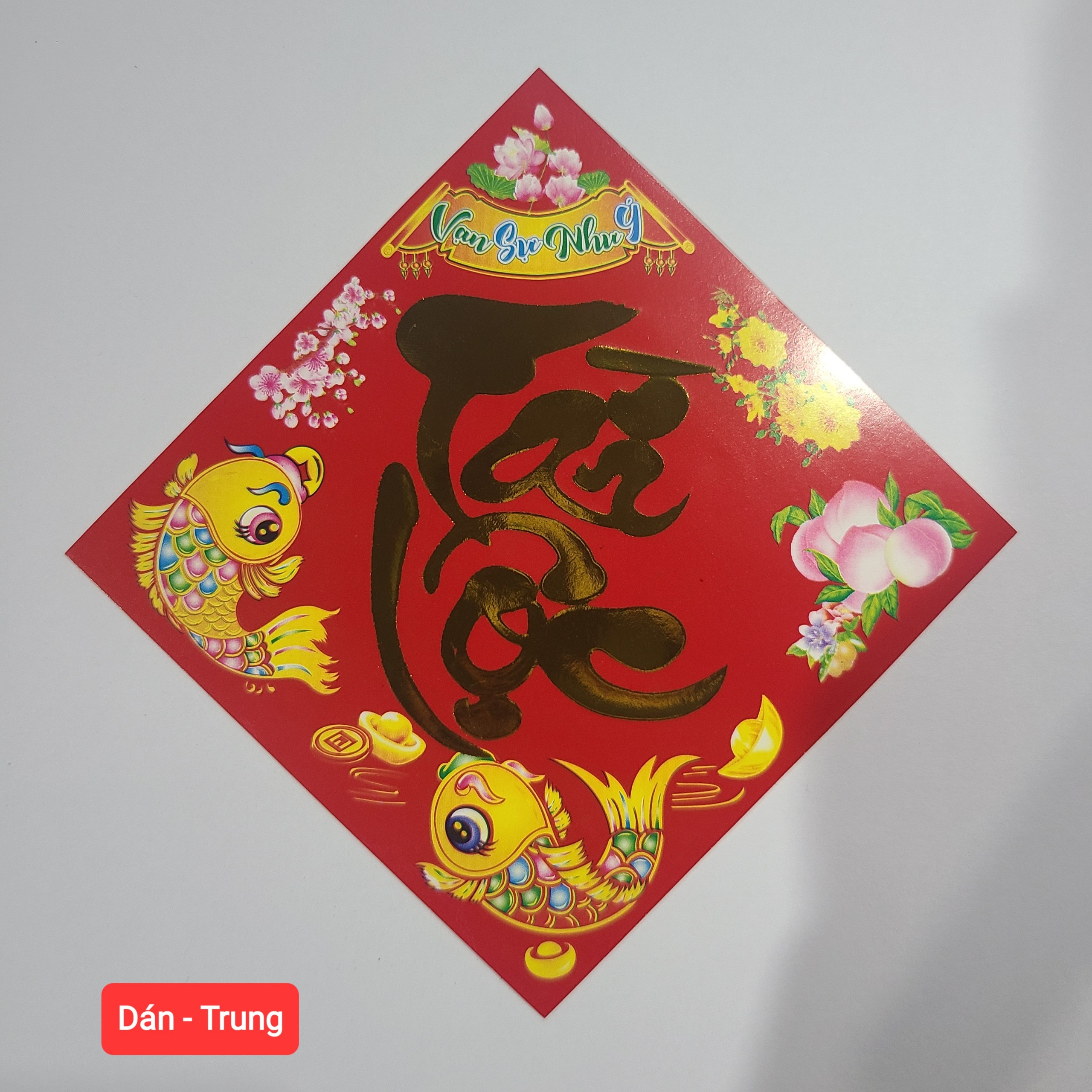 SET 10 Tờ Giấy Dán Dưa Chữ Giấy decal (có keo dán, nhiều mẫu, nhiều cỡ)