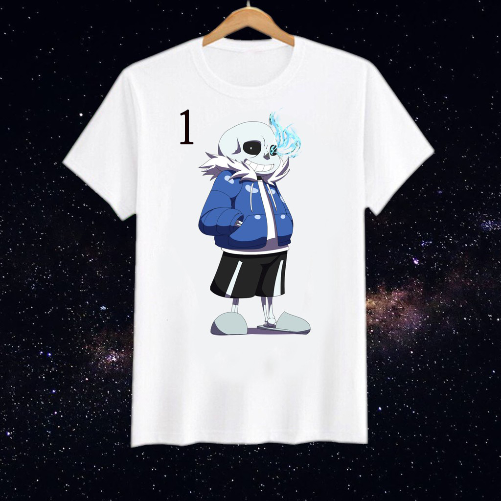 Áo in hình sans  Undertale mẫu 1