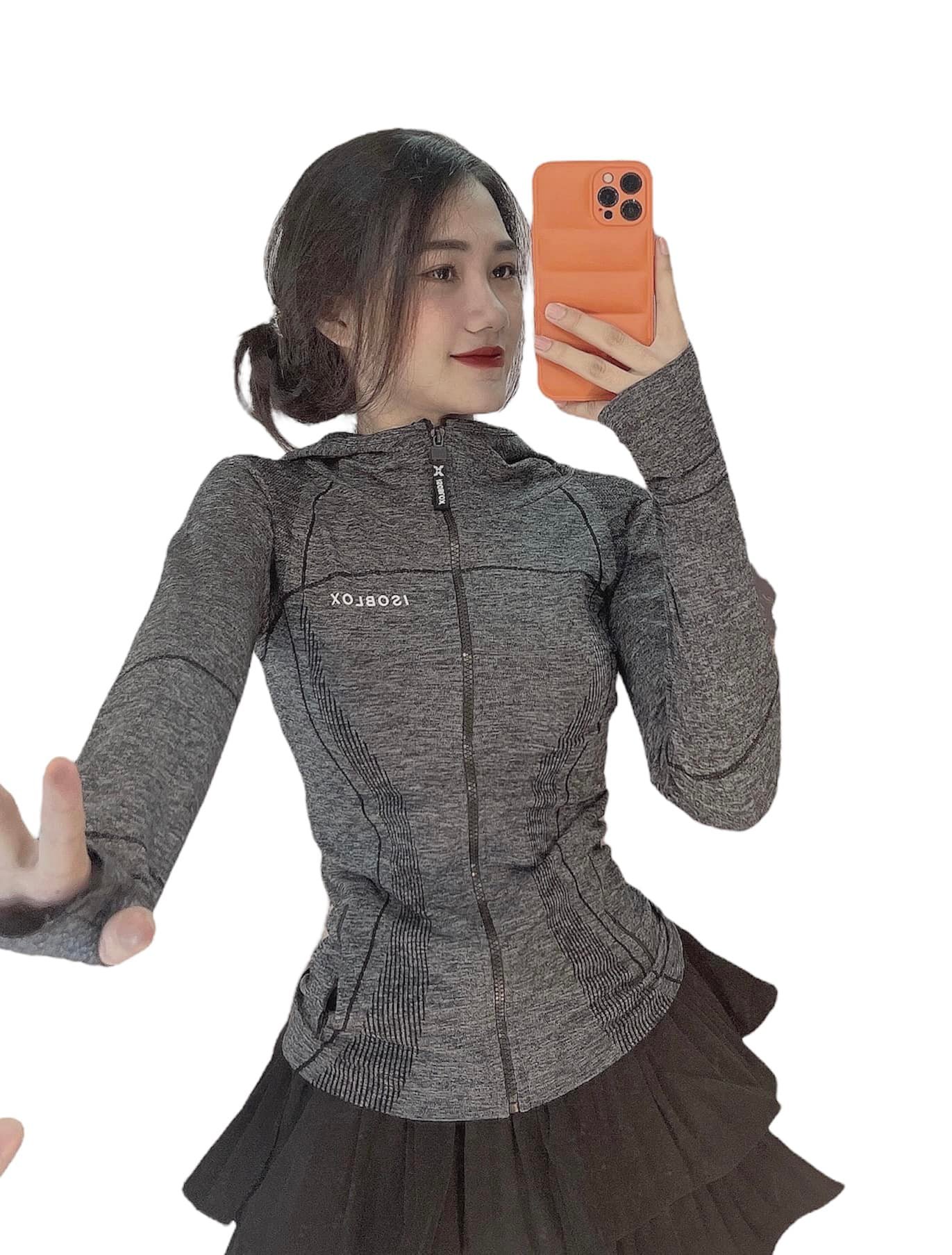 Aó khoác isoblox quảng châu cao cấp body ôm dáng