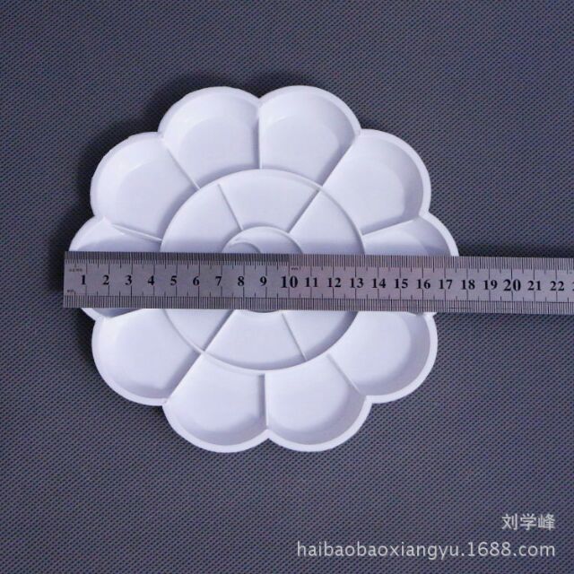 Khay Pha Màu Hoa Đào 18Cm