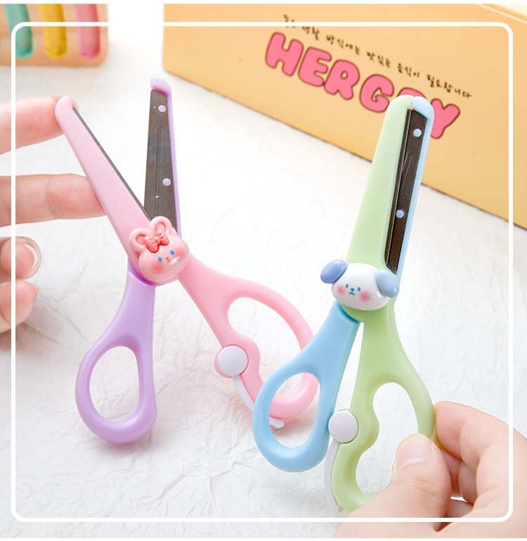 Kéo Cắt Giấy Thủ Công An Toàn Cho Bé