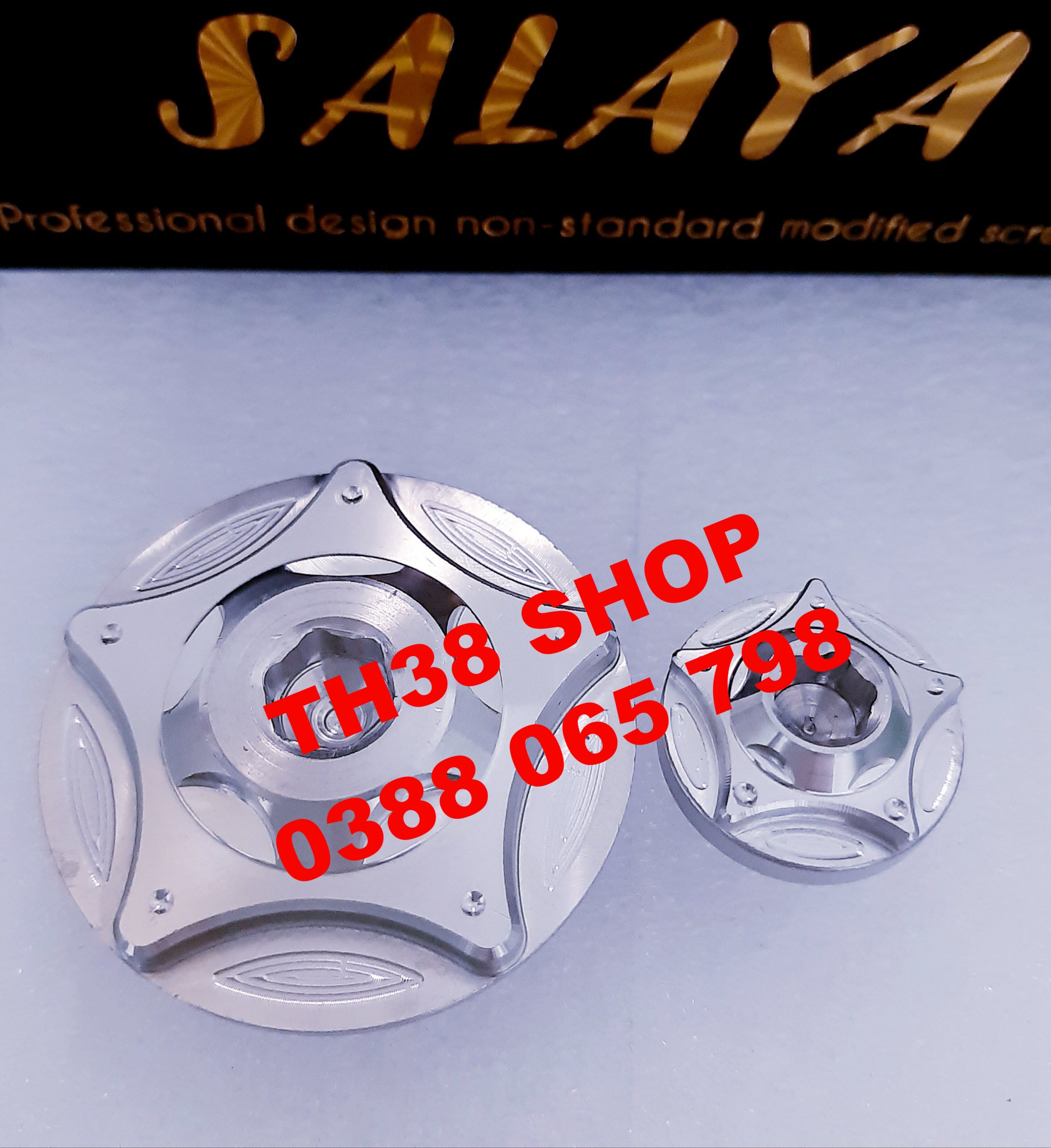 ốc mâm lửa salaya inox [mẫu ngôi sao, phân loại theo dòng xe bên dưới]