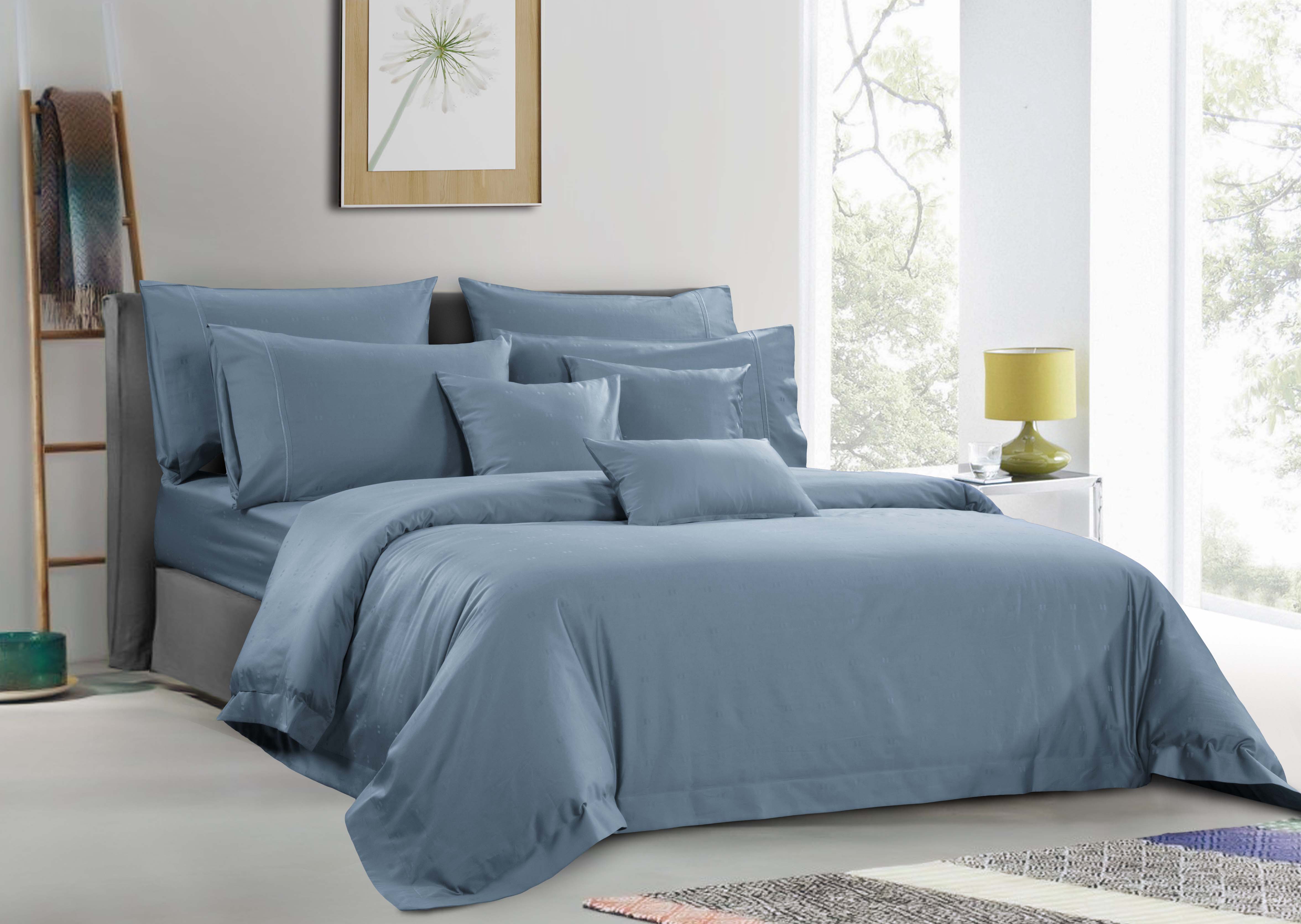 Bộ Ga và Vỏ Chăn Akemi Cotton Select Affinity gồm 6 món, (King/Queen)