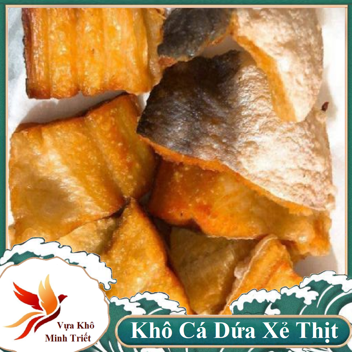 500GR KHÔ CÁ DỨA LẠC ĐẶC BIỆT-  chiên giòn ăn kèm với cơm nóng bá cháy- Vựa Khô Minh Triết