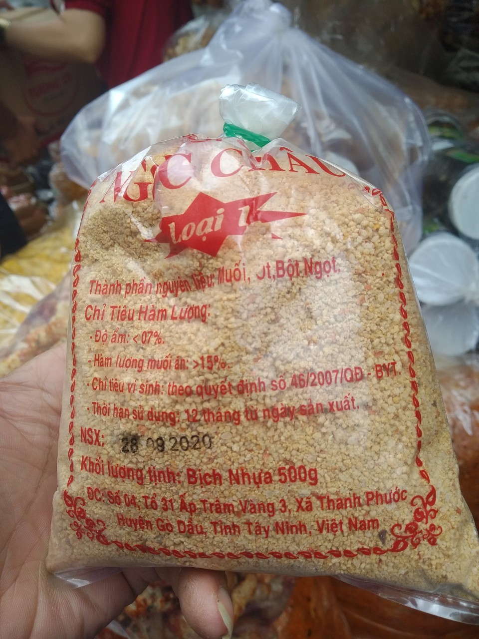 HCM Muối tôm Tây Ninh loại ngon