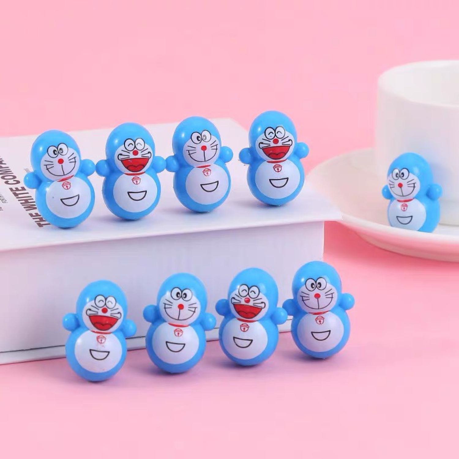 [Đồ chơi khám phá] Lật đật mini hình DOREMON đáng yêu cho bé Master Kids
