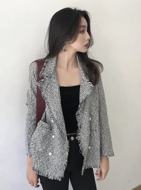 Áo Blazer nữ , áo khoác dạ nữ [SIÊU PHẨM] ảnh thật cực chất