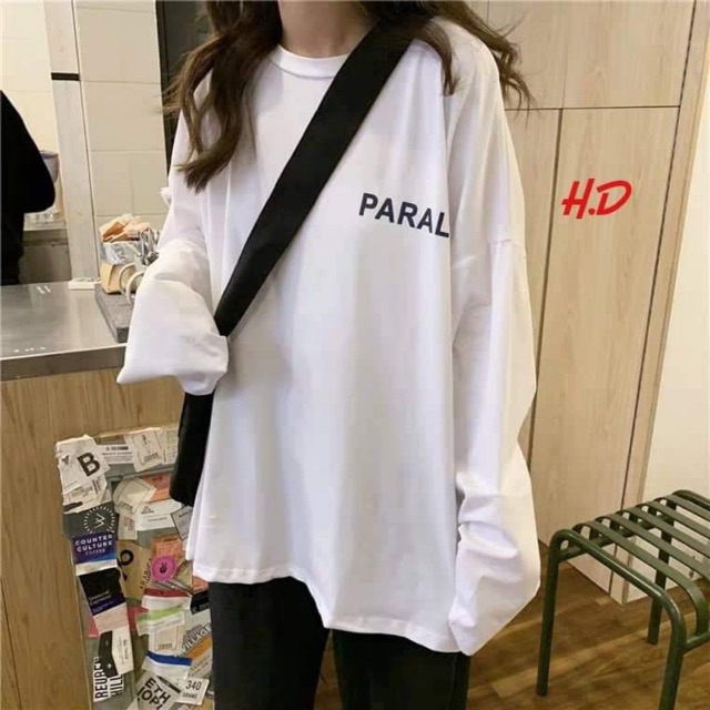 Áo Phông Áo Thun Nam Nữ Form Rộng Tay Dài P A Rall Áo Thun Unisex Nam Nữ Form Rộng Tay Lỡ Thời Trang Hàn Quốc Độc Đẹp Vải Dày Mịn Thoáng Mát Thiết Kế Thời Trang Kiểu Dáng Năng Động Trẻ Trung