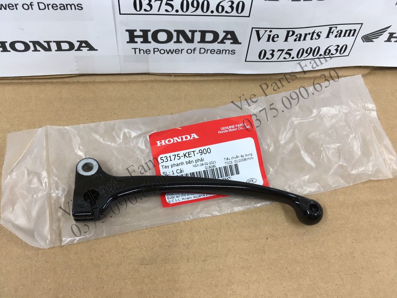 Tay thắng Wave alpha đời đầu hàng din Honda mới 100%