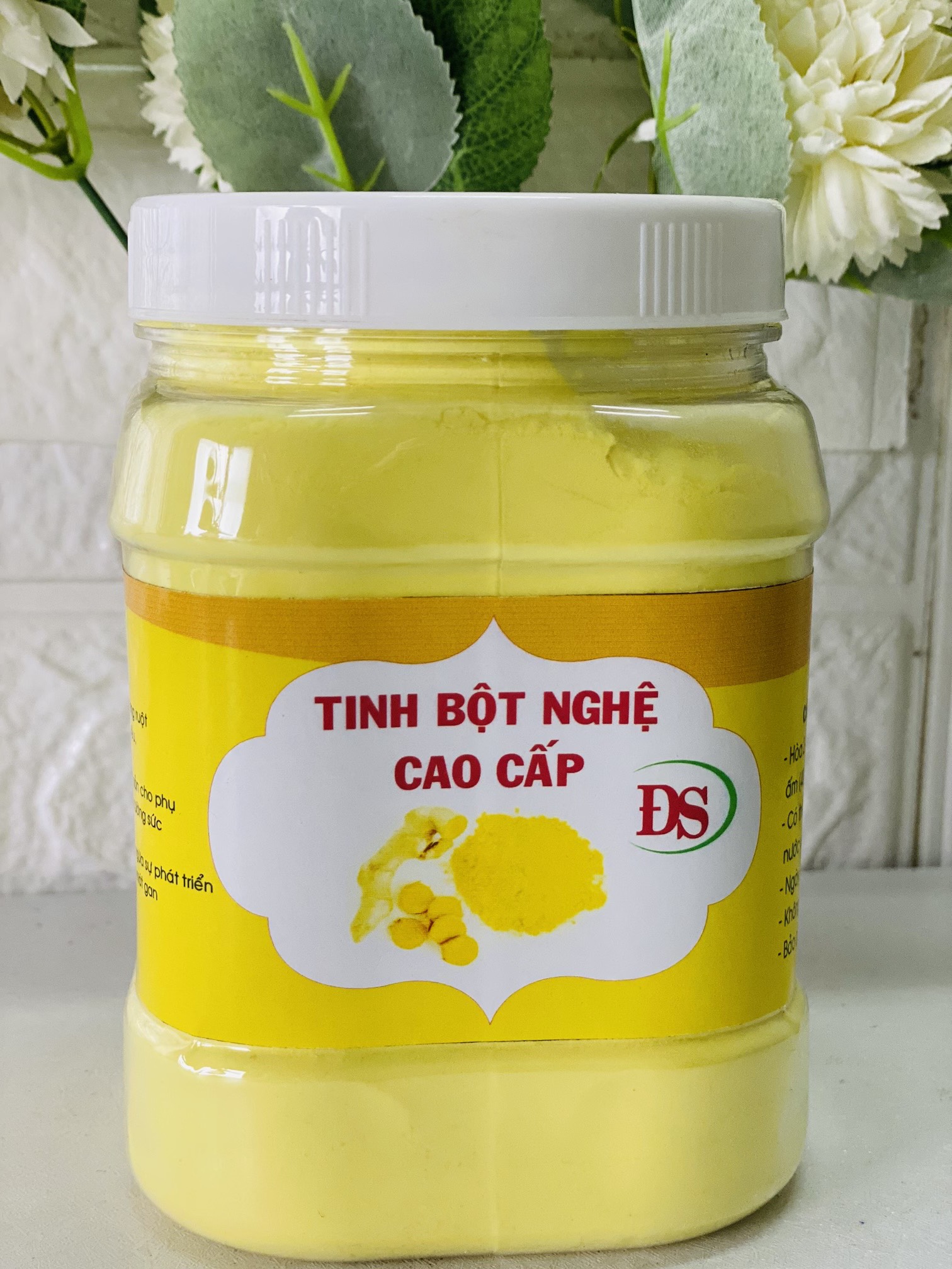 Hộp: tinh bột nghệ cao cấp 500g