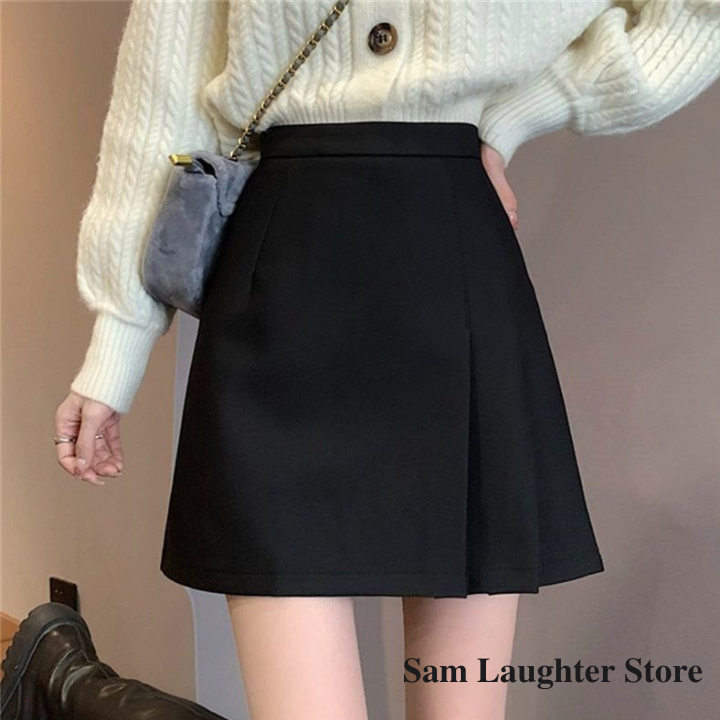 Chân váy xếp ly, chân váy nữ hàn quốc V906 Sam Laughter Store