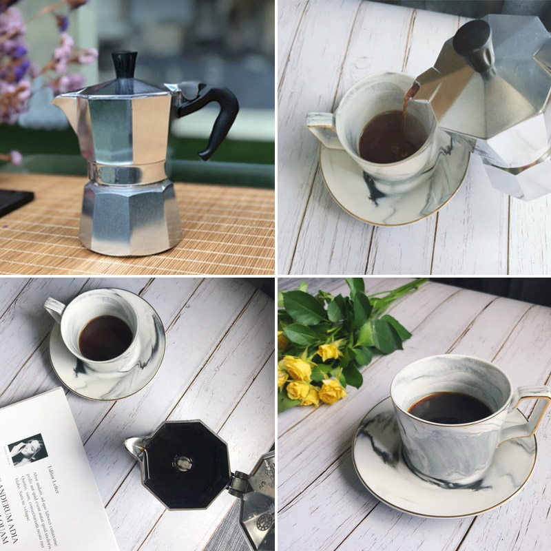Bình Pha Cafe / Ấm Pha Cà Phê Moka / Bình Pha Cà Phê / Pha Cà Phê Phong Cách Ý  - Hàng Chính Hãng