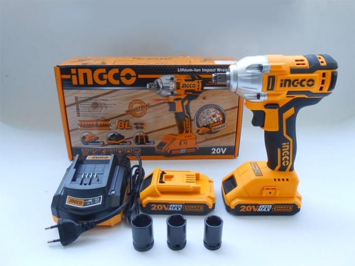 20V Máy siết buloong dùng pin INGCO CIWLI2001 - Kiểu dáng nhỏ gọn, trọng lượng nhẹ, tối ưu trong việc điều khiển.