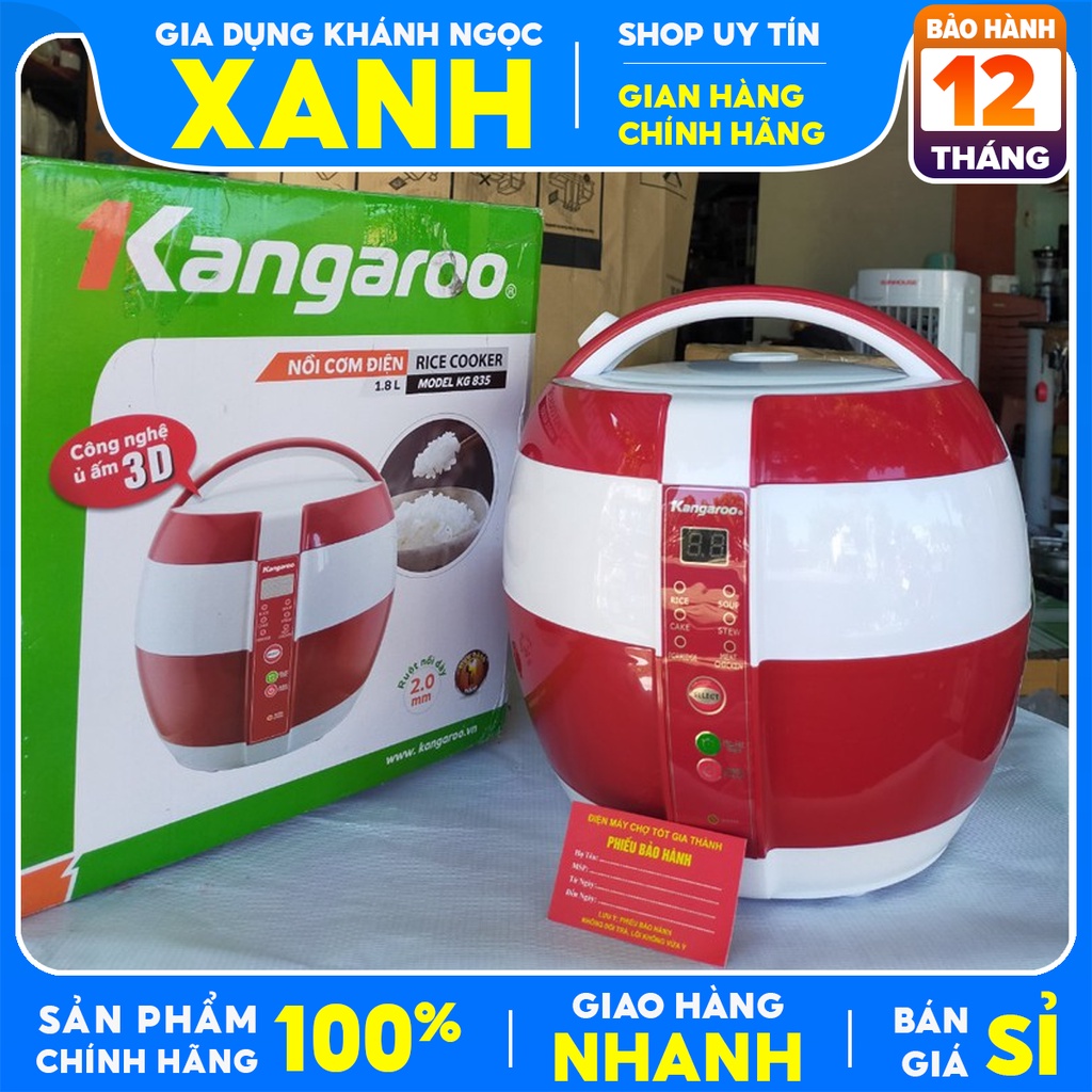 1.8 Authentic Kangaroo electronic rice cooker 100% liter kg835 heat sink 3D keep warm rice cooker for 24 hours