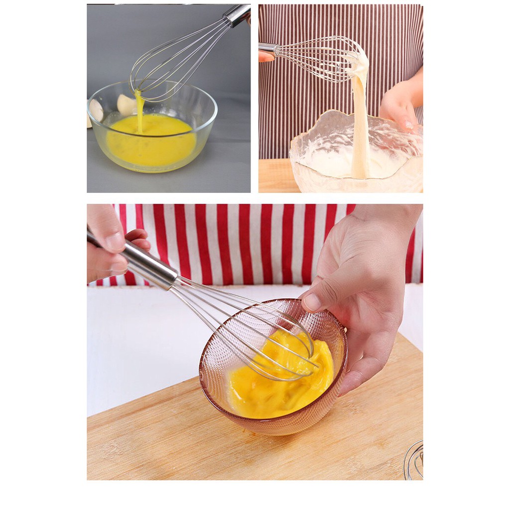 Phới lồng inox đánh trứng, đánh kem