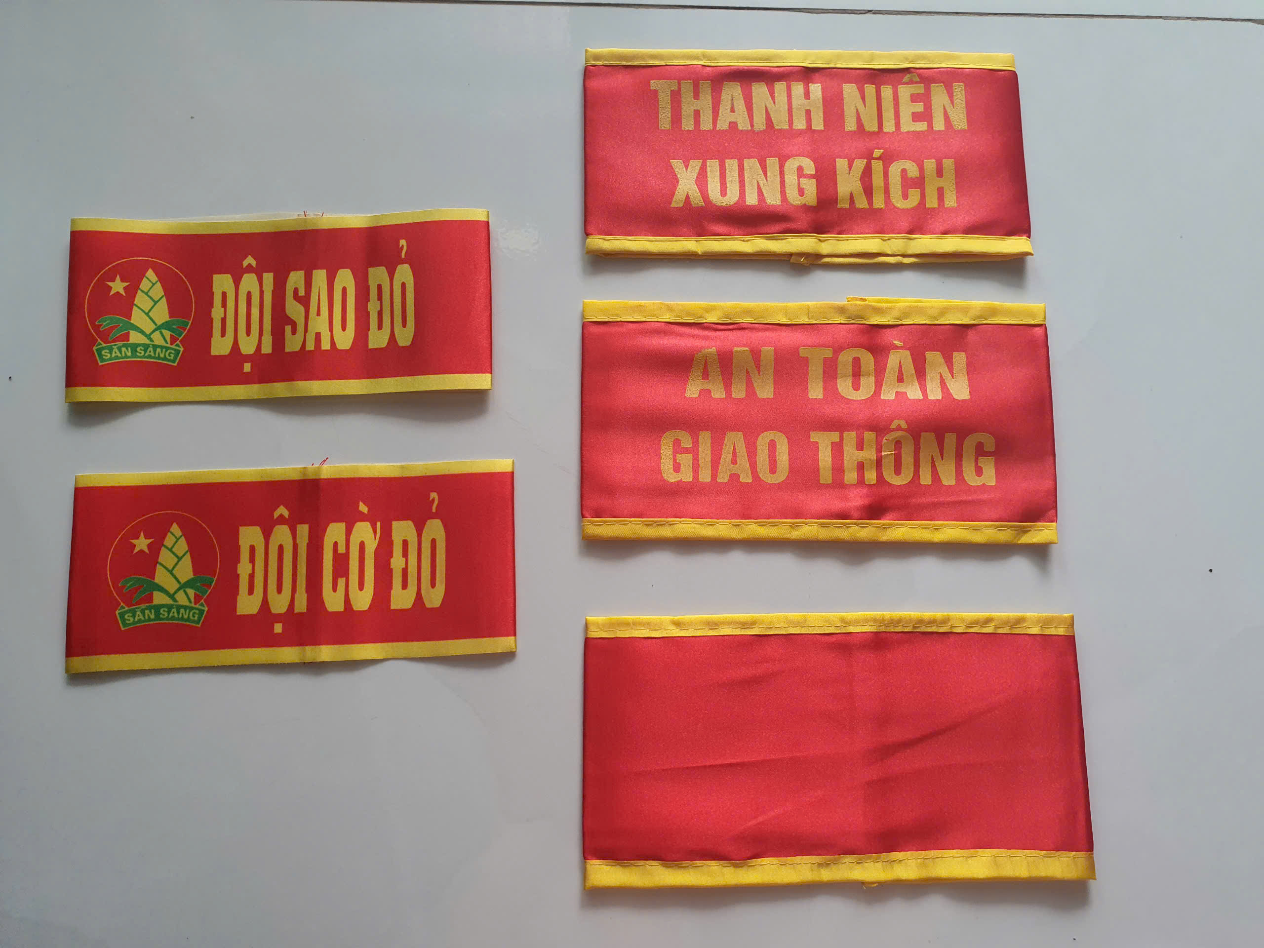 COMBO 5 CÁI Băng cờ đỏ, băng đeo tay