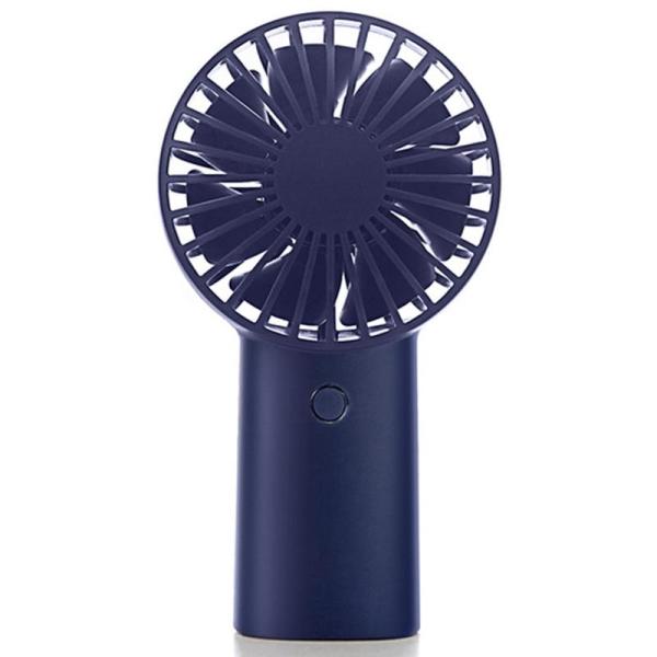 4000Mah Rechargeable Usb Handheld Mini Fan Silent Air Cooler Portable Desk Fans For Home Blue