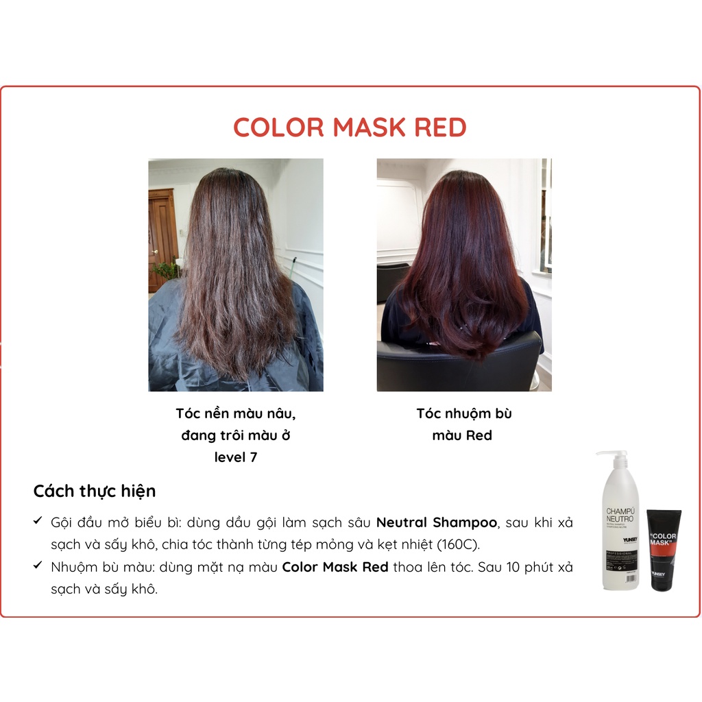 Mặt nạ nhuộm tóc Color Refresh Mask Yunsey 200ml