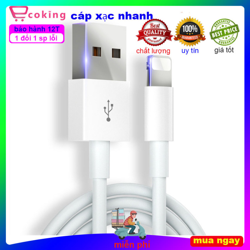 Giá cap xac nhanh , day xac , cap xac iphone 5s,6s plus,7s plus,8s plus...dài 1m ,chip A12 foxcom dùng cho các dòng iphone