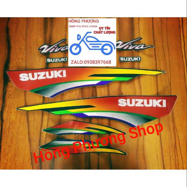 [HCM]Trọn Bộ TEM Cho Xe VIVA SUZUKI