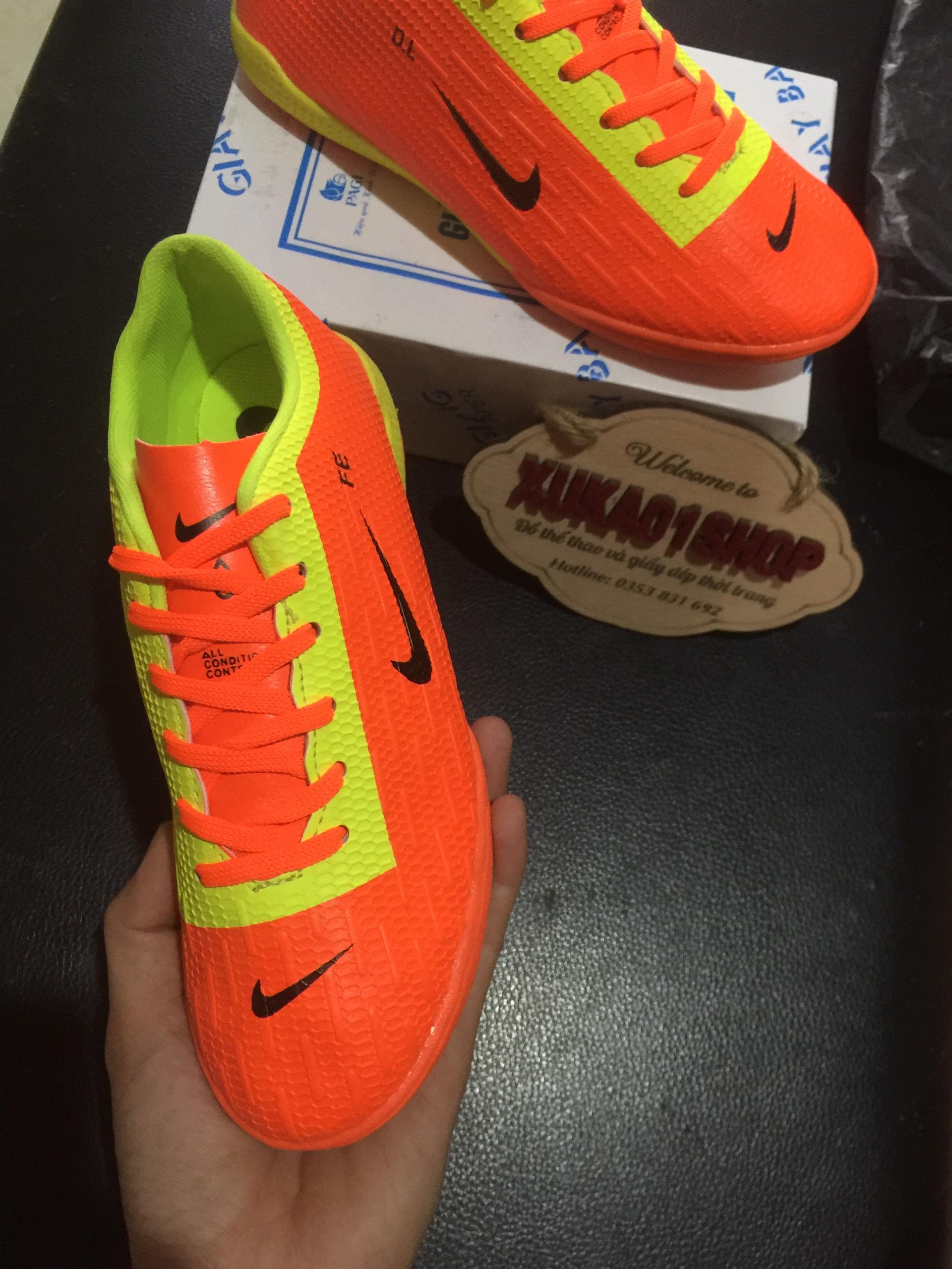 Giầy đá bóng TRẺ EM,DA XỊN size từ30-44 siêu bền