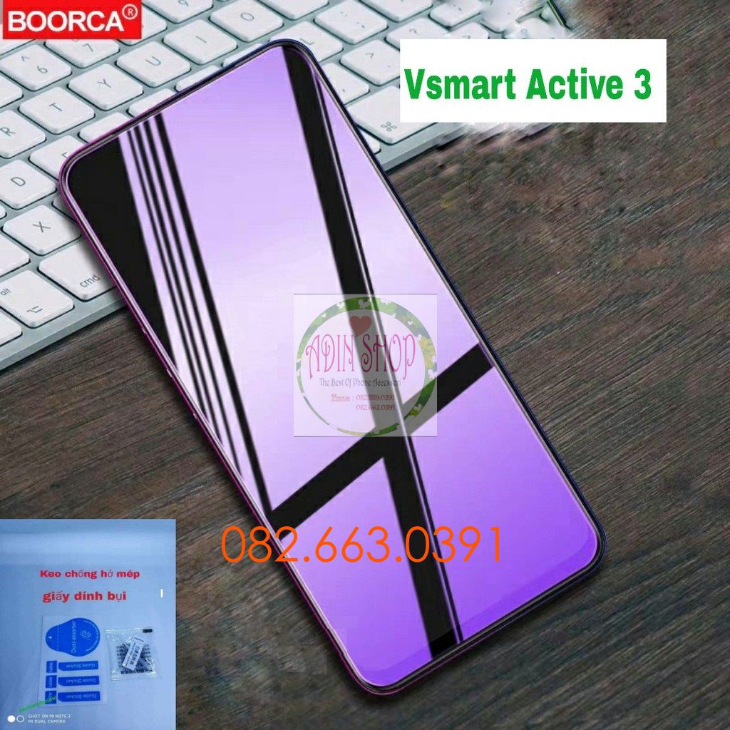 [HCM]Cường Lực Vsmart bảo vệ mắt ánh tím Vsmart Active 1/Active 1+/Active 3 nano dẻo