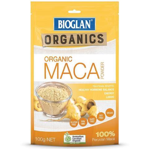 Bột maca Peru hữu cơ Bioglan 100g