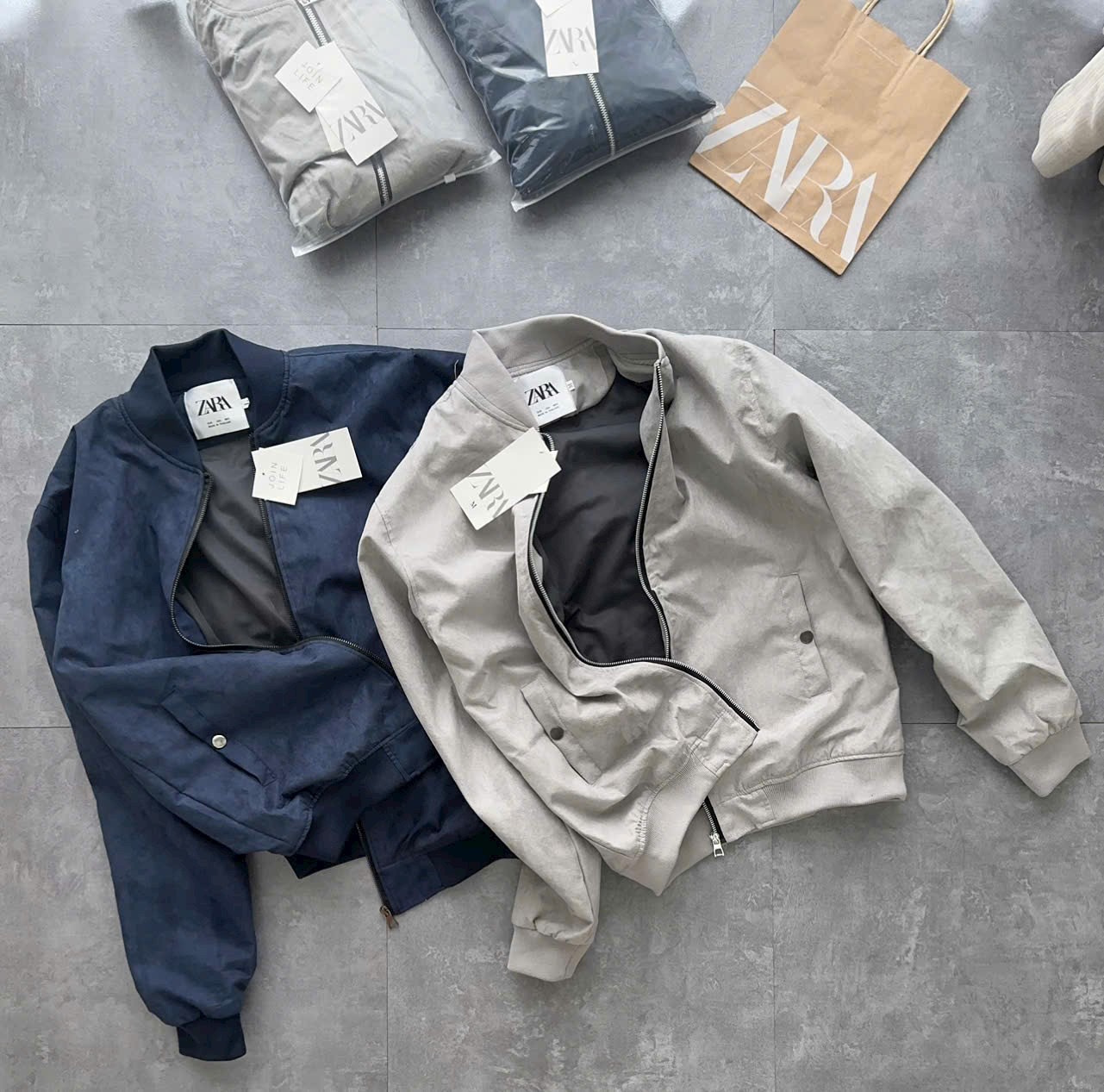 Áo khoác bomber nam da lộn 2 lớp siêu dày dặn