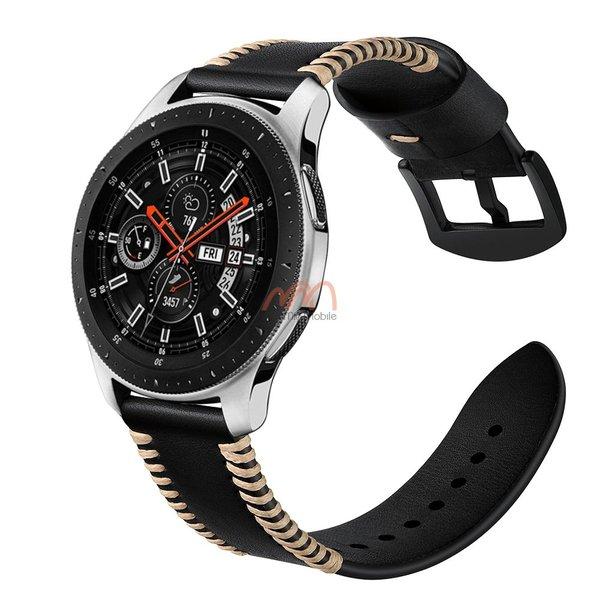 Dây da bấm lổ đồng hồ Samsung Galaxy Watch 46mm
