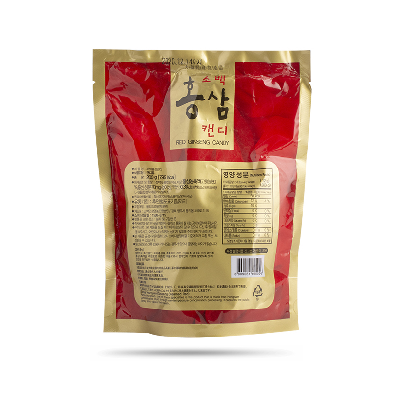 Kẹo hồng sâm Sobaek Kẹo Nhân sâm Hàn Quốc Maximas