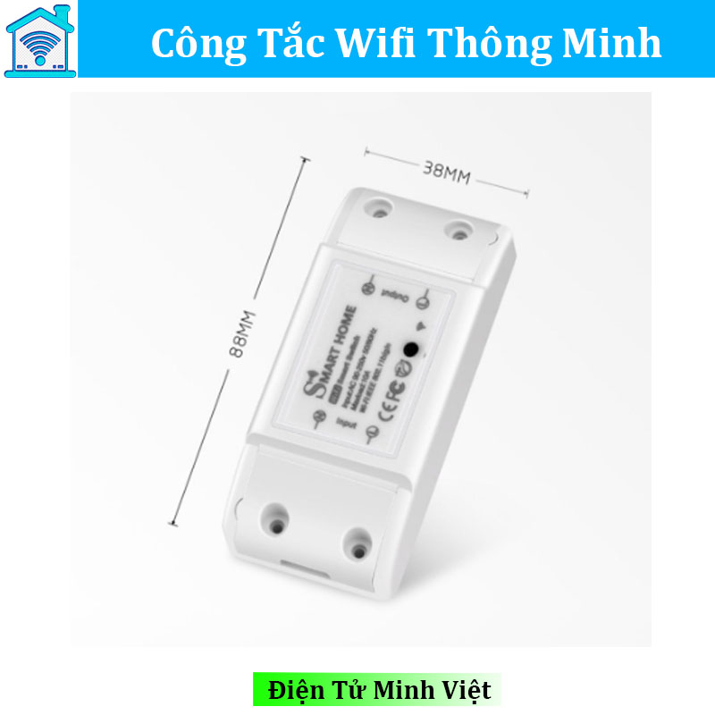 Công Tắc Wifi Điều Khiển Từ Xa Tuya Smart Basic ( thay cho sonoff basic )