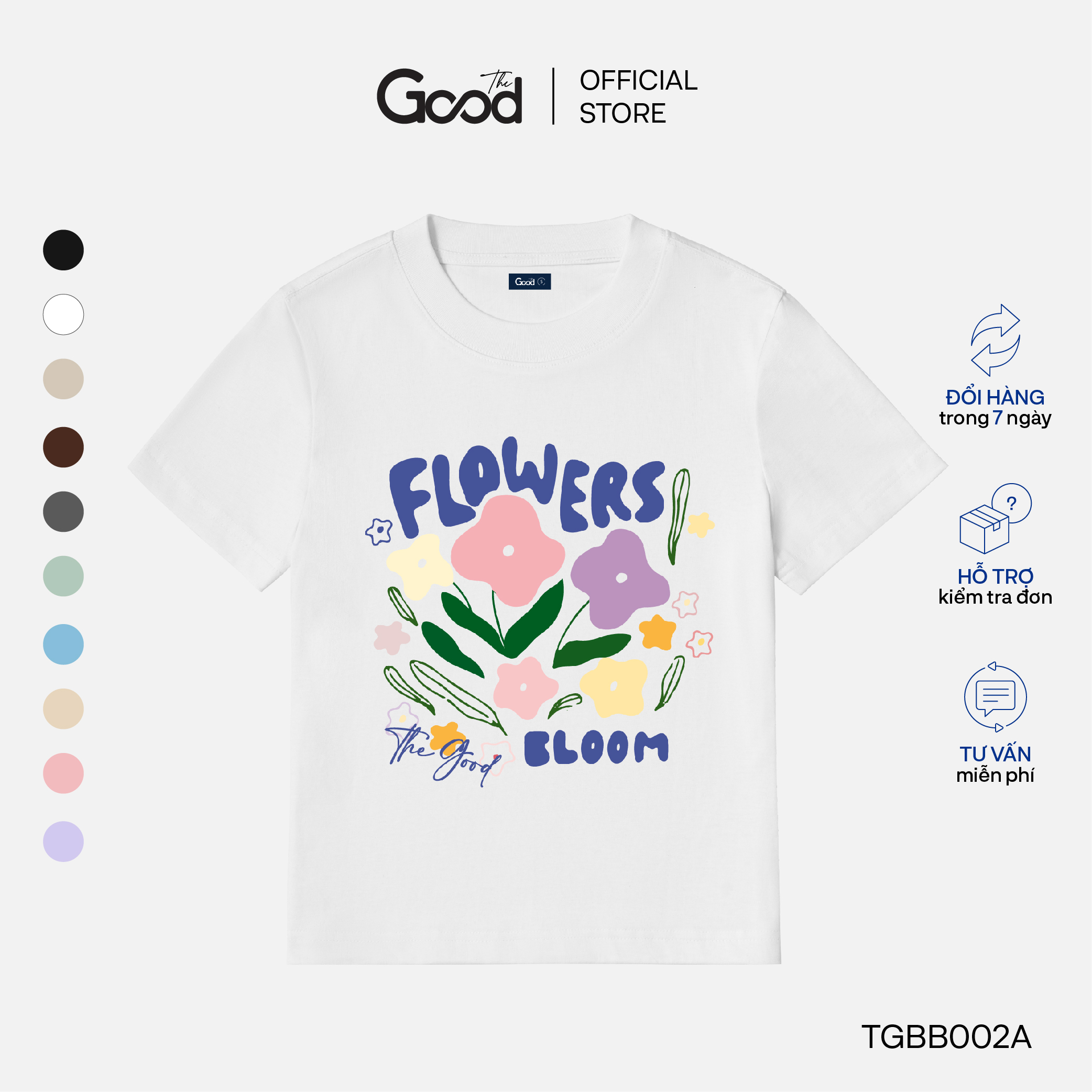 Áo Baby Tee "Flowers" THE GOOD