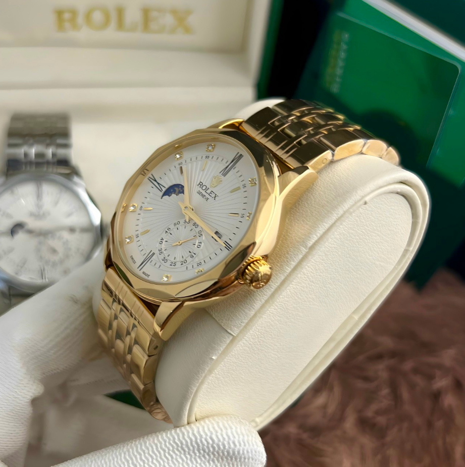 [ Hàng Xách Tay ] Đồng Hồ Nam Rolex Size 40mm Cao Cấp Sang Trọng – Mua Ngay Đồng Hồ Rolex Nam Máy Cơ Kiểu Dáng Đẹp Sang Trọng Dây Đeo Thép Đúc Chống Rỉ  Mặt Kính Sapphire Chống Chầy. [Bảo Hành 12 Tháng].