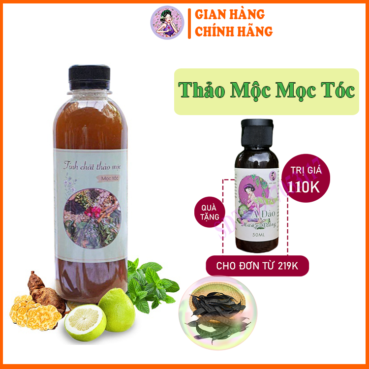 Tinh chất thảo mộc mọc tóc, tóc mọc siêu nhanh, siêu dài, siêu dày, mộc nhan natural